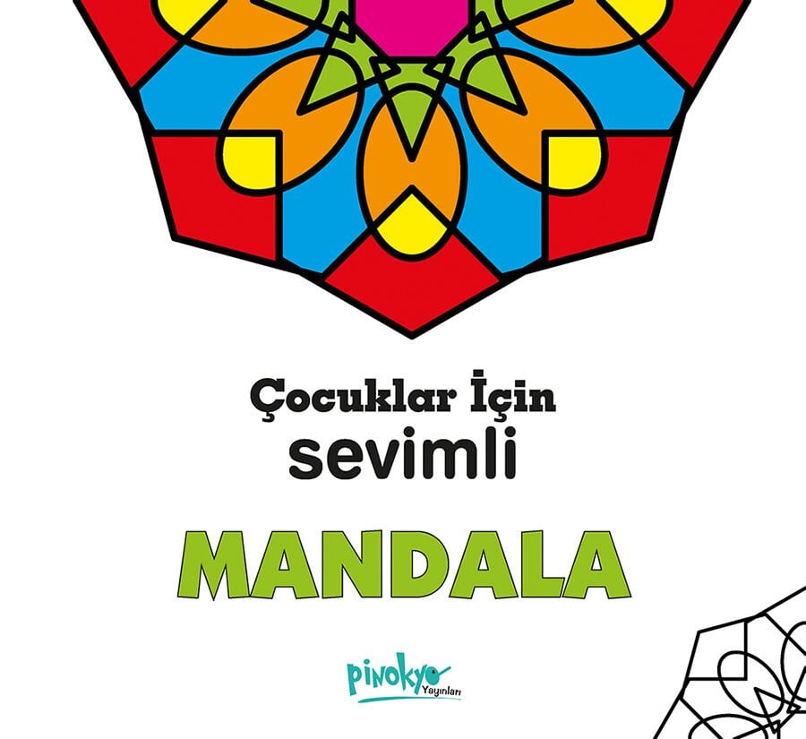 Pinokyo Yayınları Çocuklar İçin Sevimli Mandala 48 Sayfa