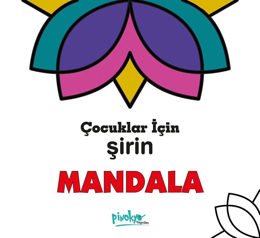 Pinokyo Yayınları Çocuklar İçin Şirin Mandala 48 Sayfa