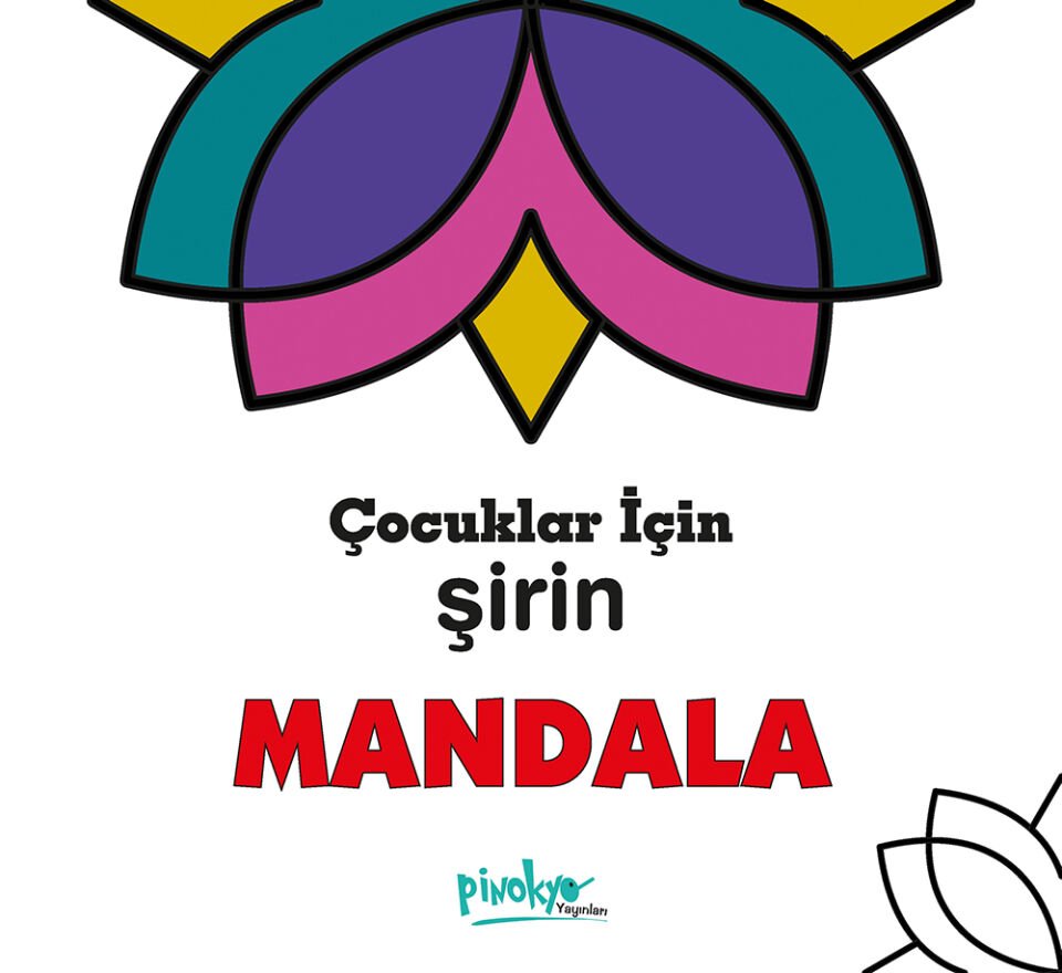 Pinokyo Yayınları Çocuklar İçin Şirin Mandala 48 Sayfa
