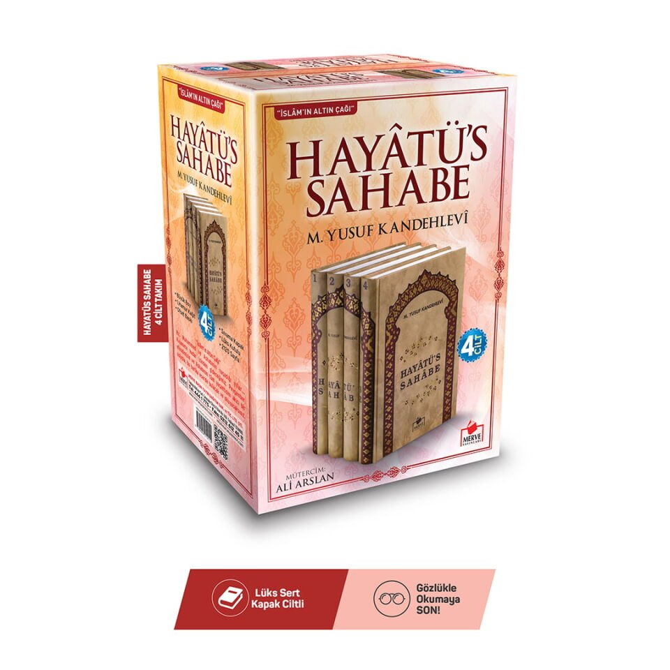 Merve Yayınları Hayatüs Sahabe 4 Cilt