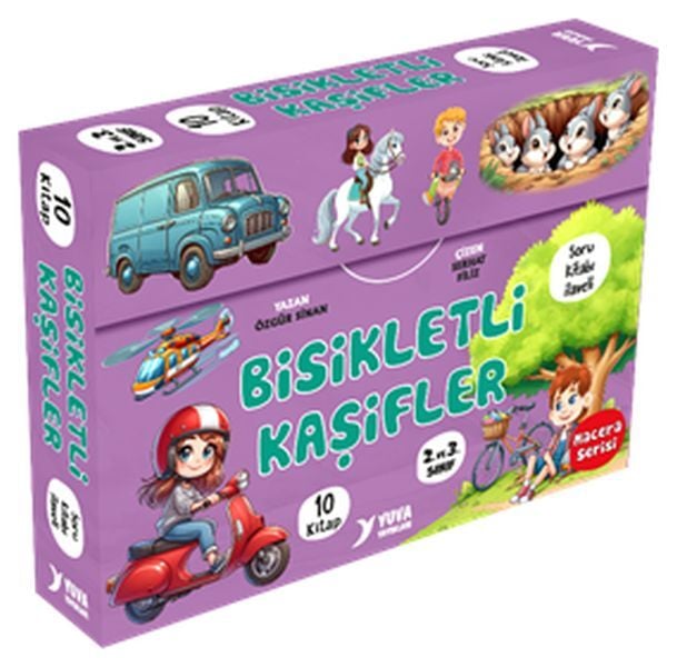 Yuva Yayınları Bisikletli Kaşifler 2. Sınıf 10 Kitap Set