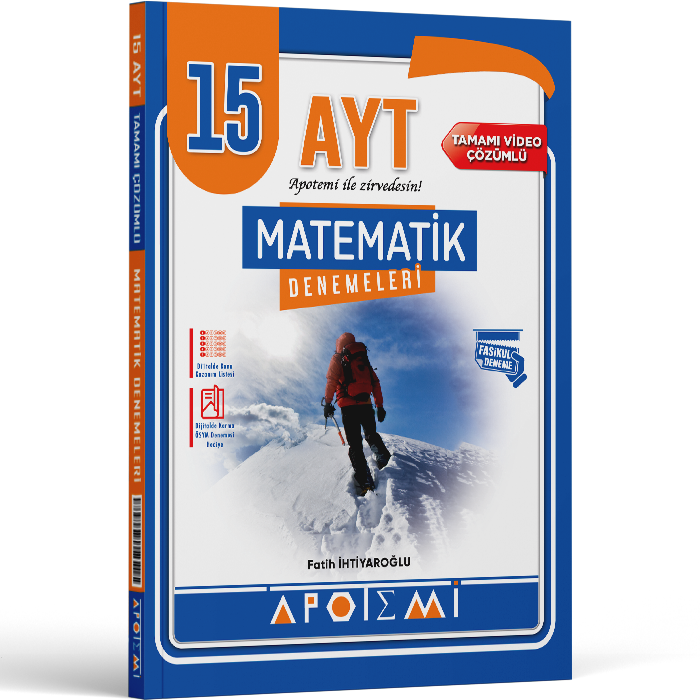 Apotemi Yayınları Ayt Matematik 15 Li Denemeleri 2026