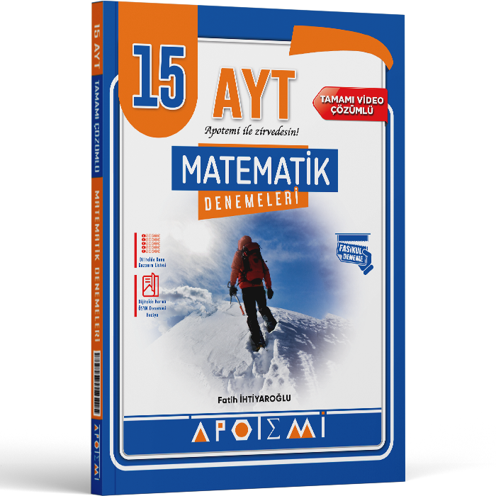 Apotemi Yayınları Ayt Matematik 15 Li Denemeleri 2026