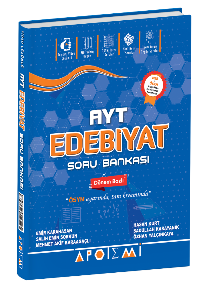 2027 Apotemi Yayınları Ayt Edebiyat Soru Bankası