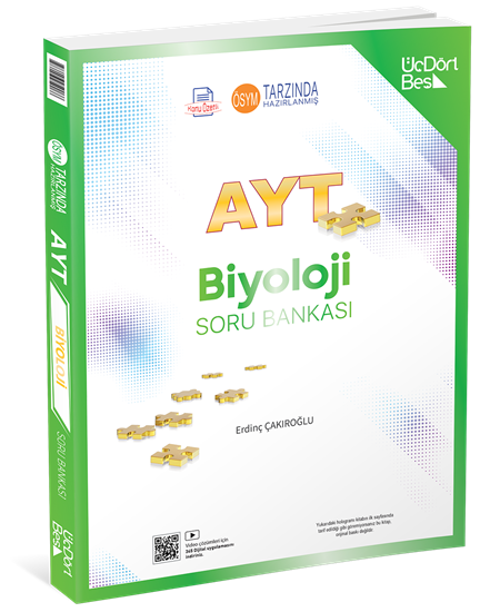 Üç Dört Beş Yayıncılık Ayt Biyoloji Konu Soru Bankası