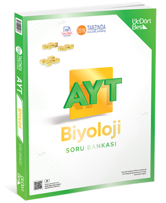 2027 Üç Dört Beş Yayıncılık Ayt Biyoloji Konu Soru Bankası
