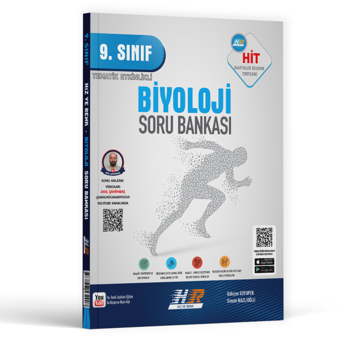 Hız ve Renk Yayınları 9.Sınıf Biyoloji Soru Bankası 2026