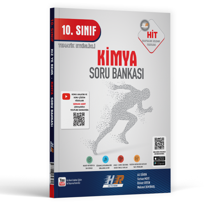 Hız ve Renk Yayınları 10.Sınıf Kimya Soru Bankası 2026