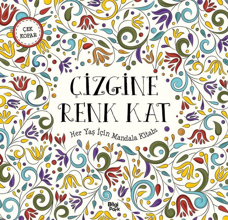 Her Yaş İçin Mandala Çizgine Renk Kat