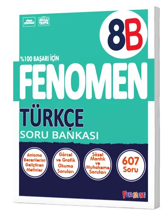 2027 Fenomen Yayıncılık 8.Sınıf Türkçe B Soru Bankası
