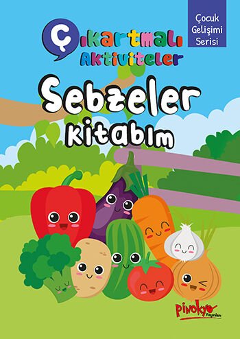 Pinokyo Yayınları Çıkartmalı Aktiviteler Sebzeler Kitabım