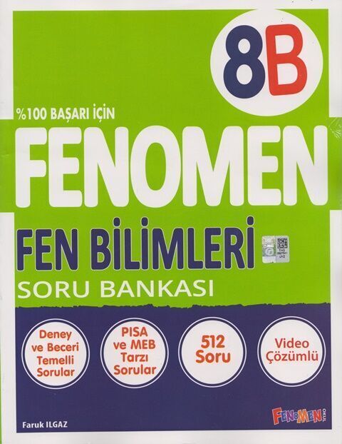 2027 Fenomen Yayıncılık 8.Sınıf Fen Bilimleri B Soru Bankası