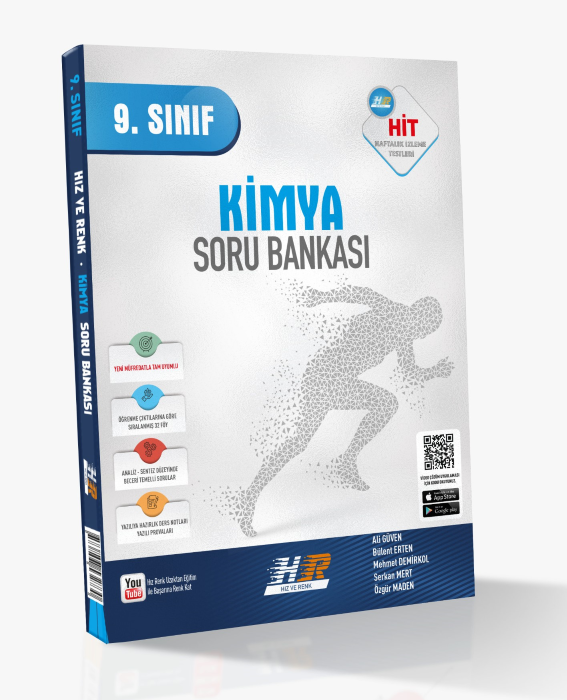 Hız Ve Renk Yayınları 9.Sınıf Kimya Soru Bankası