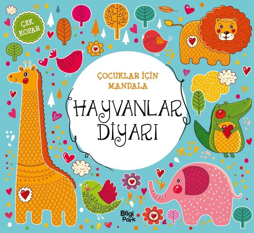Çocuklar İçin Mandala Hayvanlar Diyarı