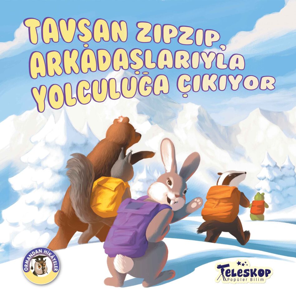 Teleskop Ormandan Hikayeler Tavşan Zıp Zıp Arkadaşlarıyla Yolculuğa Çıkıyor