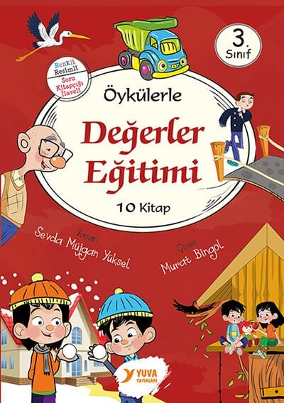 Yuva Yayınları 3.Sınıf Değerler Serisi Kutulu Set  + Soru Kitapçığı 10 Kitap
