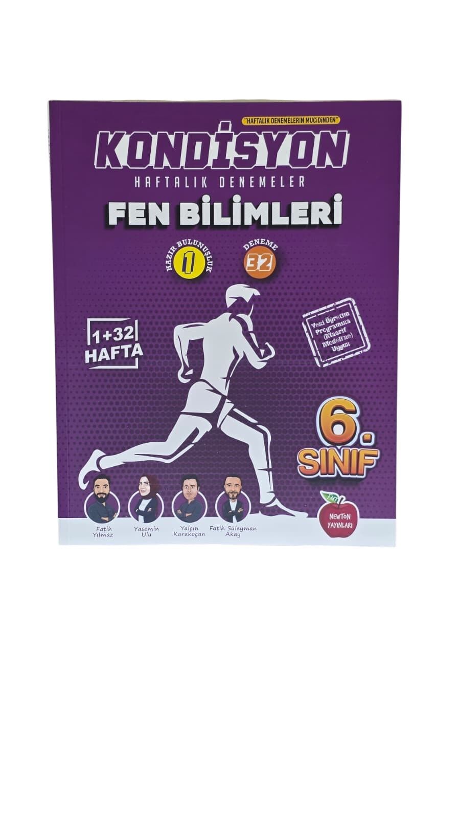 2027 Newton Yayınları 6.Sınıf Kondisyon Haftalık Kazanım Denemeleri 33 Hafta --Fen Bilimleri