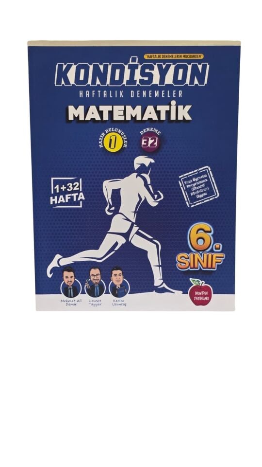2027 Newton Yayınları 6.Sınıf Kondisyon Haftalık Kazanım Denemeleri 33 Hafta --Matematik