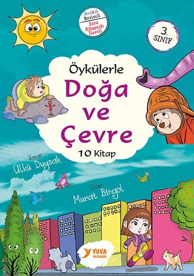 Yuva Yayınları 3.Sınıf Doğa Ve Çevre Serisi Kutulu Set + Soru Kitapçığı 10 Kitap
