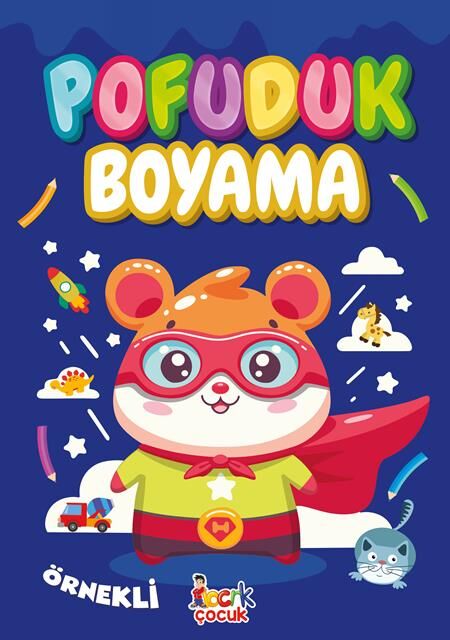 Bıcırık Çocuk Pofuduk Boyama Örnekli