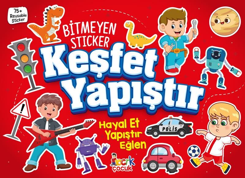 Bıcırık Çocuk Bitmeyen Sticker Keşfet Yapıştır