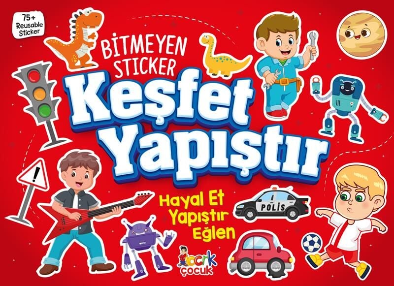Bıcırık Çocuk Bitmeyen Sticker Keşfet Yapıştır