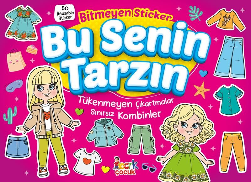 Bıcırık Çocuk Bitmeyen Sticker Bu Senin Tarzın (50 Stıcker)