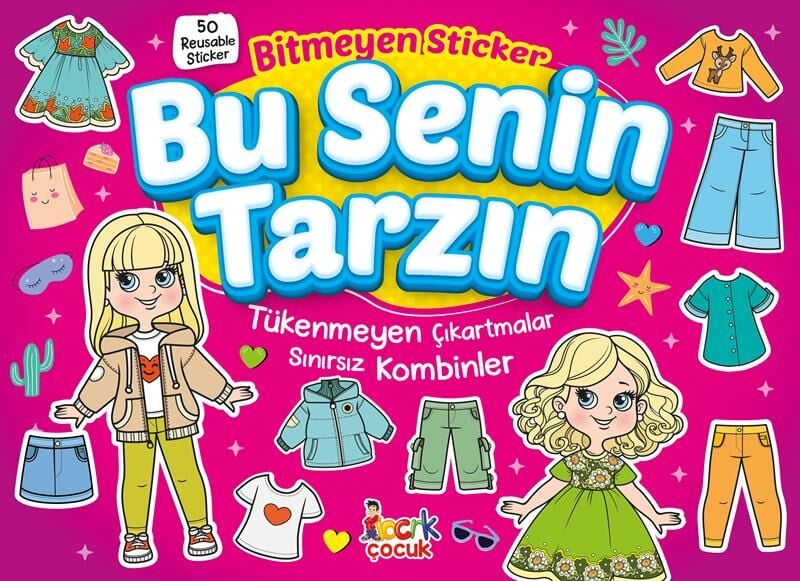Bıcırık Çocuk Bitmeyen Sticker Bu Senin Tarzın (50 Stıcker)
