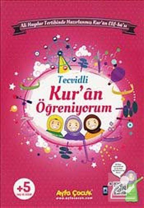 Tecvidli Kur'An Öğreniyorum (Pembe) (Kod:Ayfa161P)