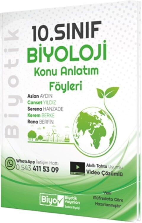 Biyotik Yayınları 10. Sınıf Biyoloji Konu Anlatım Föyleri 2026