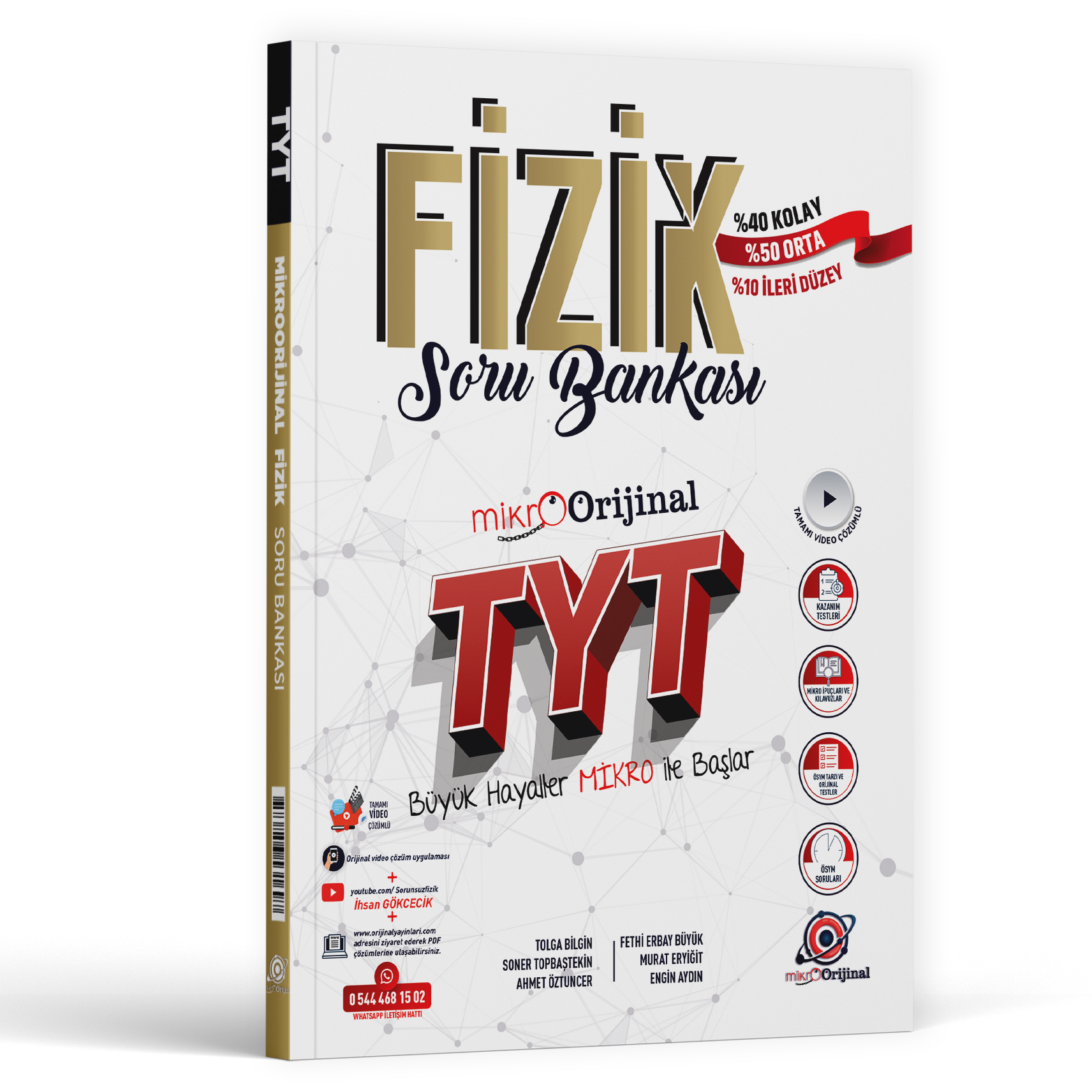 Orijinal Yayınları MikroOrijinal TYT Fizik Soru Bankası 2026