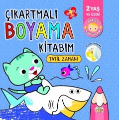 0-6 Yaş Yayınları Çıkartmalı Boyama Kitabım Tatil Zamanı