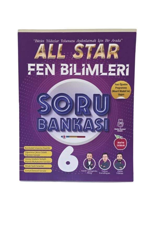 2027 Newton Yayınları 6.Sınıf All Star Soru Bankası --Fen Bilimleri