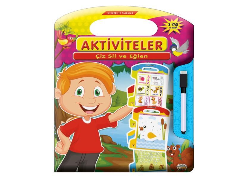 0-6 Yaş Yayınları Çiz Sil Eğlen Aktiviteler