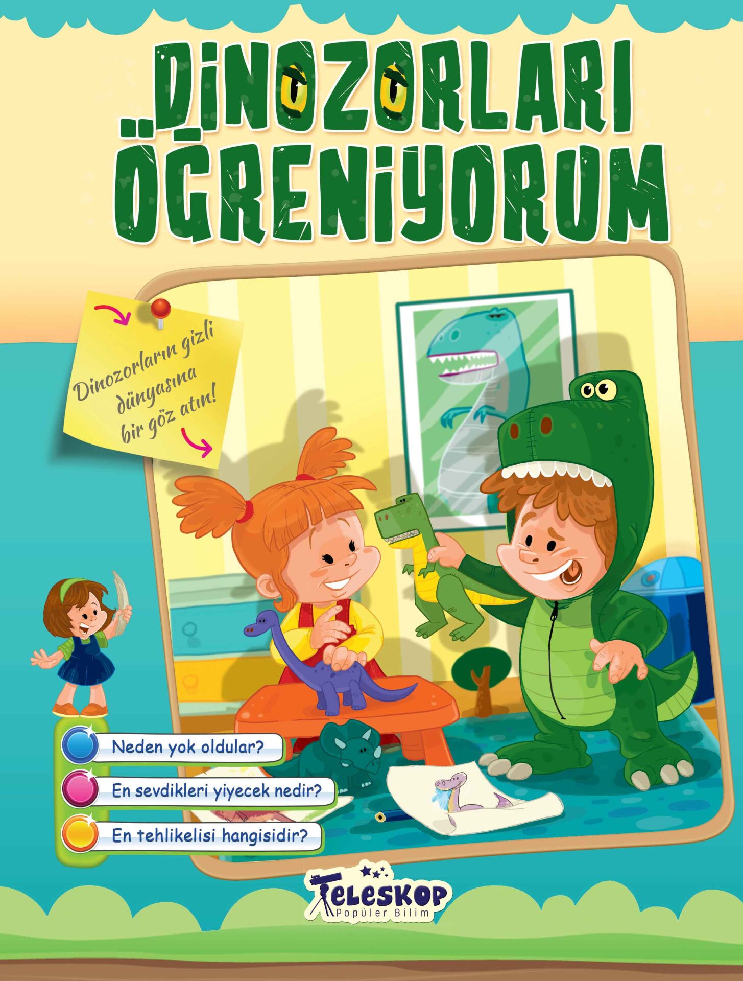 Teleskop Dinozorları Öğreniyorum  Öğreniyorum Serisi