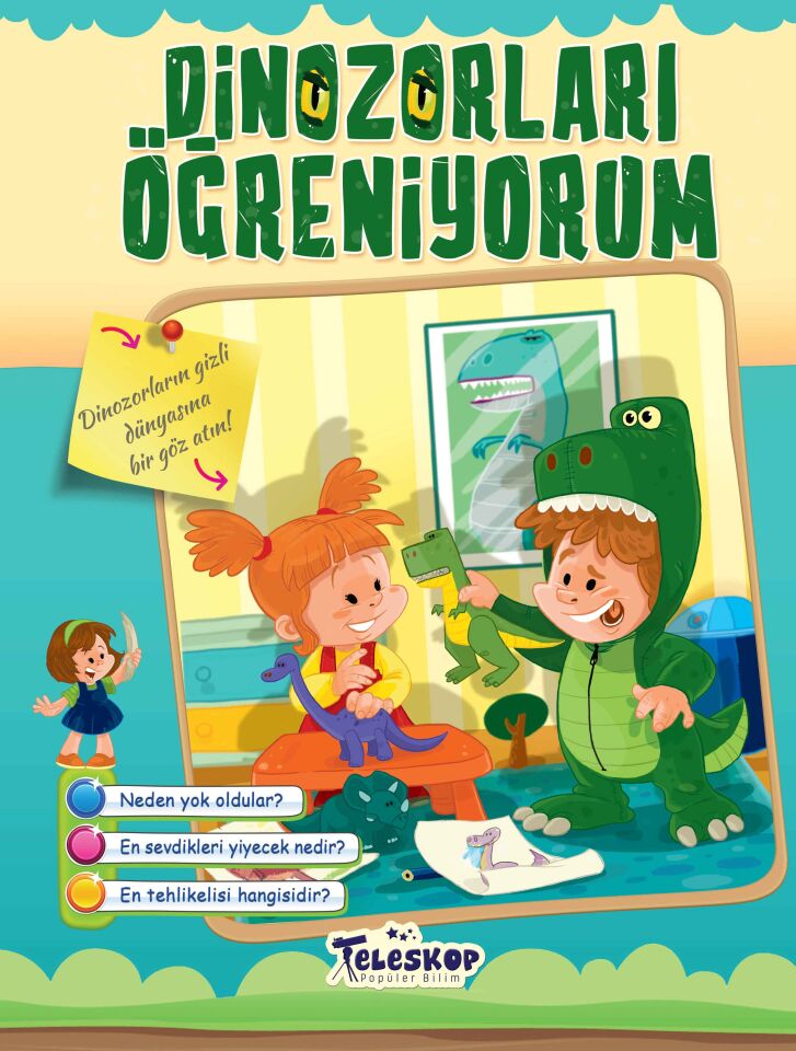 Teleskop Dinozorları Öğreniyorum  Öğreniyorum Serisi