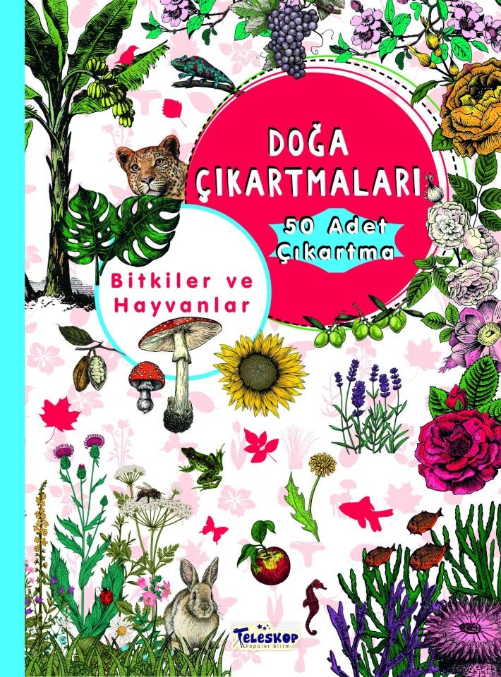 Teleskop Benim Doğa Çıkartmalarım Bitkiler Hayvanlar