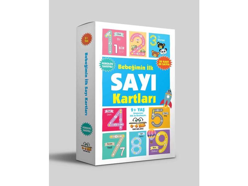 0-6 Yaş Yayınları Bebeğimin İlk Sayı Kartları  2+ Yaş