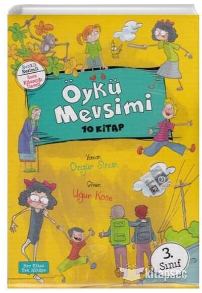 Yuva Yayınları 3.Sınıf Öykü Mevsimi Kutulu Set + Soru Kitapçığı 10 Kitap