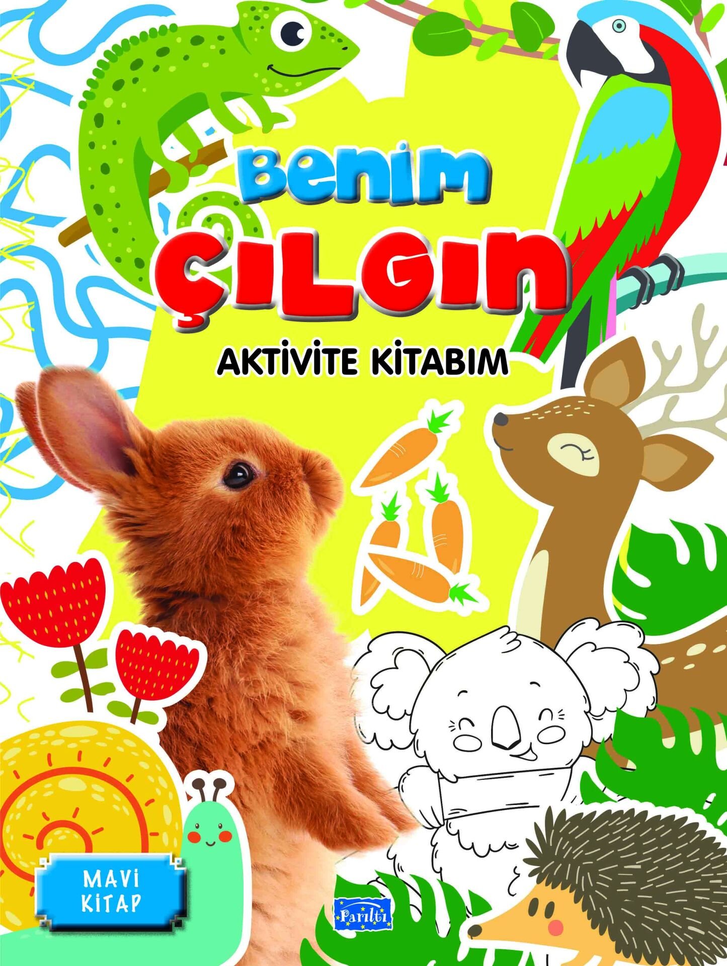 Parıltı Yayıncılık Benim Çılgın Aktivite Kitabım-Mavi Kitap