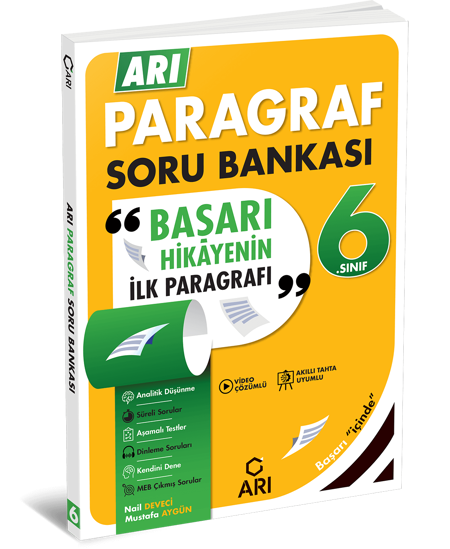 2026 Arı Yayıncılık 6.Sınıf Arı Paragraf Kitabı