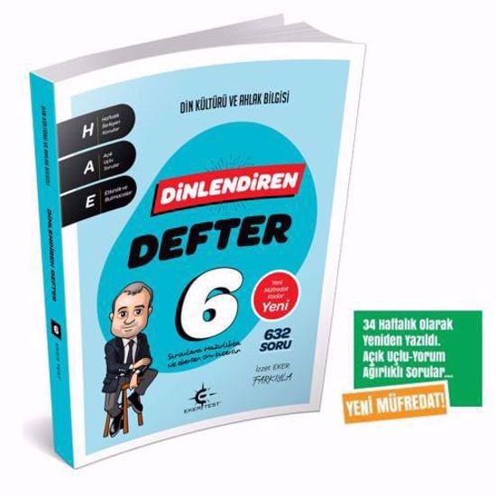 2026 Eker Test Yayınları 6.Sınıf Din Kültürü Eker Dinlediren Defter