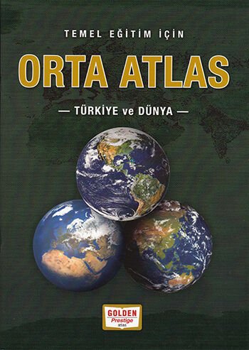Golden Prestige Temel Eğitim İçin Orta Atlas Türkiye ve Dünya