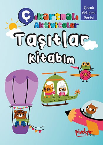 Pinokyo Yayınları Çıkartmalı Aktiviteler Taşıtlar Kitabım (16 Sayfa)