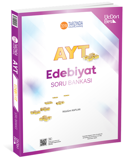 Üç Dört Beş Yayıncılık Ayt Edebiyat Soru Bankası