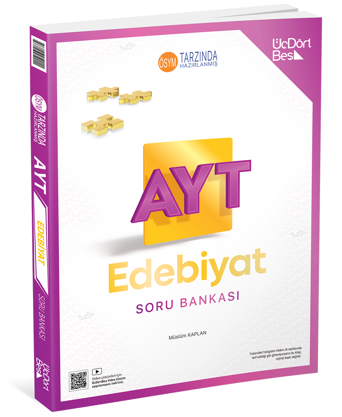 2027 Üç Dört Beş Yayıncılık Ayt Edebiyat Soru Bankası