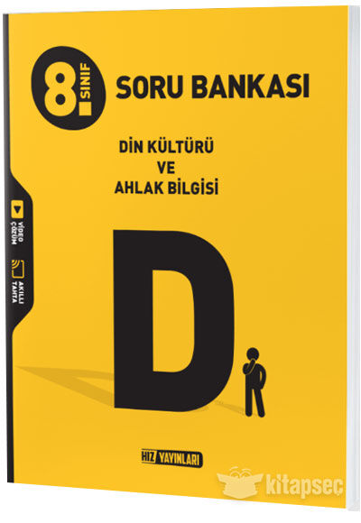 2027 Hız Yayınları Din Kültürü ve Ahlak Bilgisi Soru Bankası