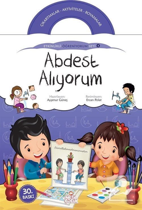Nesil Çocuk Etkinlikli Öğreniyorum 4 Abdest Alıyorum