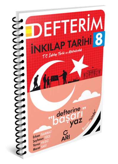 2026 Arı Yayıncılık 8.Sınıf Sosyalimo İnkılap Tarihi Defterim  + Deneme