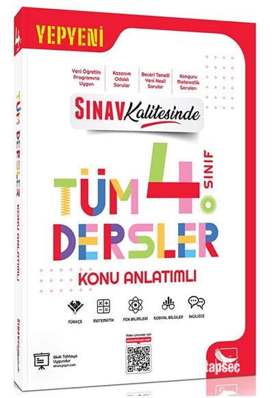 Sınav Yayınları 4.Sınıf Tüm Dersler Konu Anlatımlı 2026